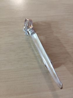 Vintage swank horse head tie clip