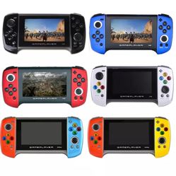 X18Plus Handheld Game Console 4.3 Inch Large Screen Joystick 64-bit Games