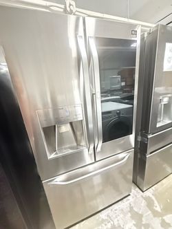LG ThinQ French Door Refrigerator Stainless Steel