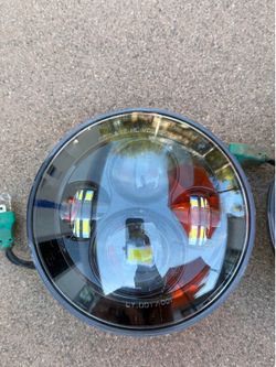 7” round LED headlights