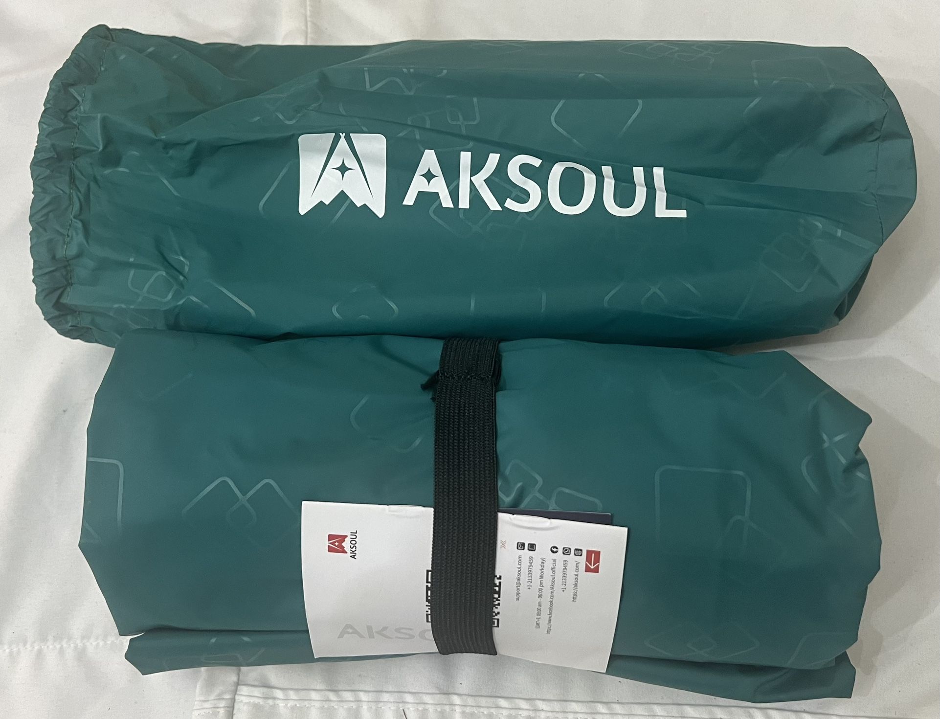 Aksoul Outdoor Camping Self Inflating Sleeping Pad Air Mattress