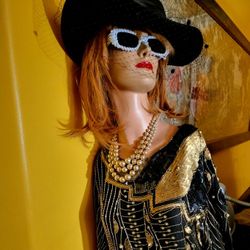 100% Silk Vintage Sequin Blouse