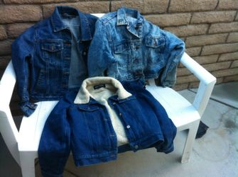 Vtg jean jackets