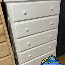 White Jumbo Pinewood Dresser Drawer Cajonera Comoda 
