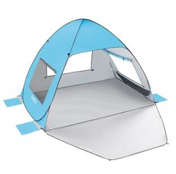 TOBTOS Portable Pop-Up Beach Tent Sun Shelter (LAGS50)