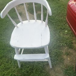 High Sturdy Baby/child Solid Wood Chair.