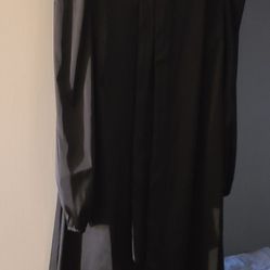 Black Satin Dress