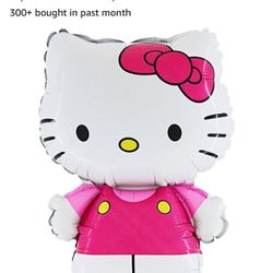 HUGE HELLO KITTY MYLAR BALLOON 30”