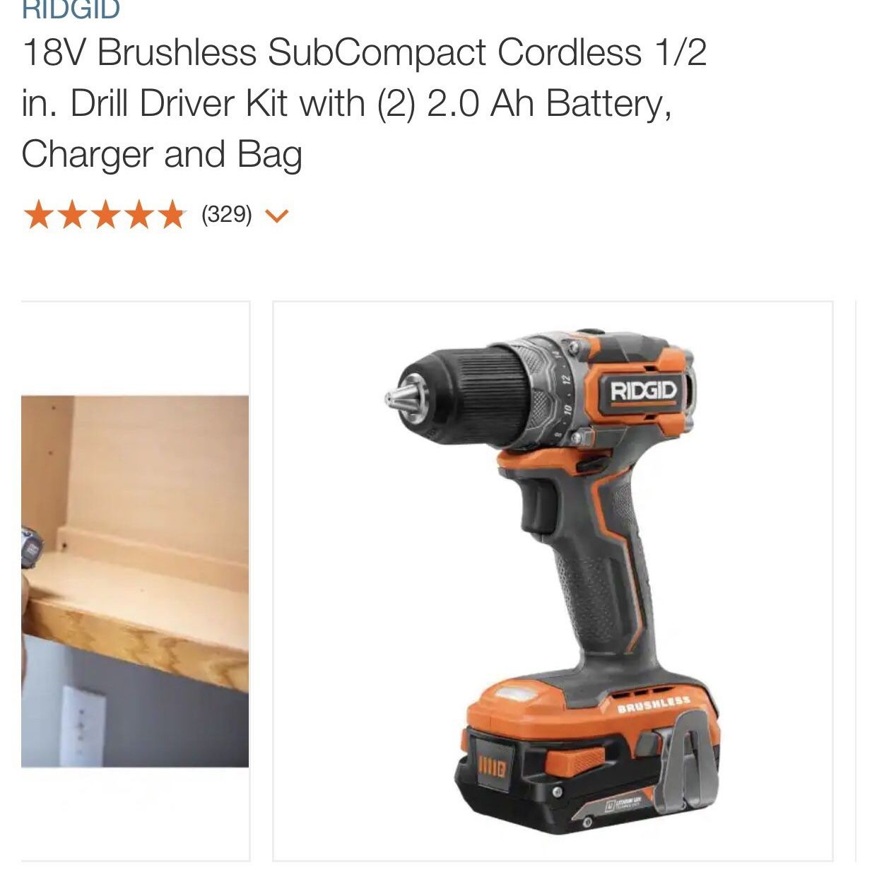 Ridgid subcompact drill hot sale