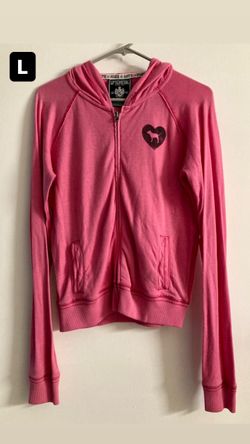 VS pink zip jacket 