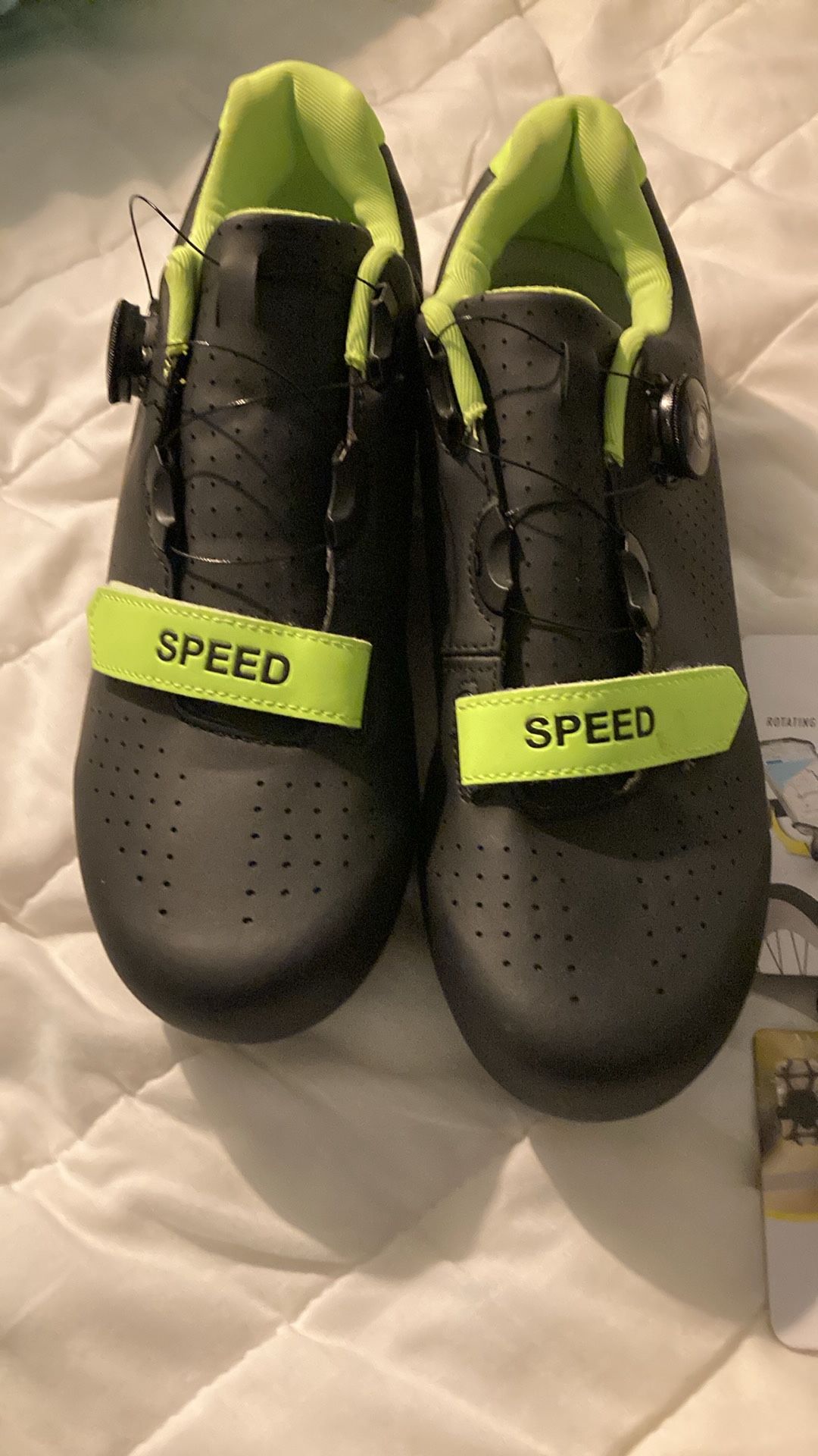 Road bike cleats size 45 (US 10 1/2-11)