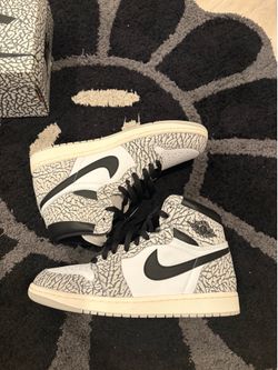 Jordan 1 White Cement Sz 10