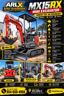 Mini excavator for SALE new, ready to work