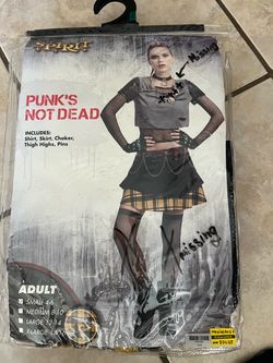 Spirit Punk's Not Dead Halloween Costume Small