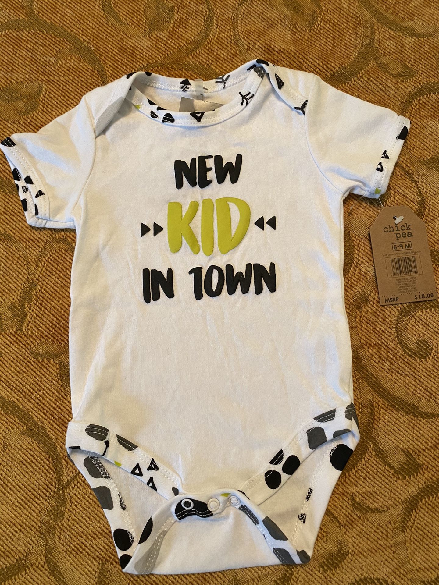 New Infants Onesie 6-9 Months $5