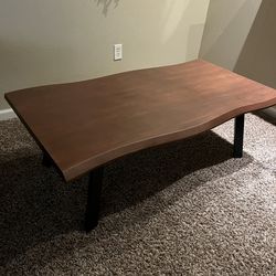 Coffee Table + End Table Set -Modern Live Edge Style