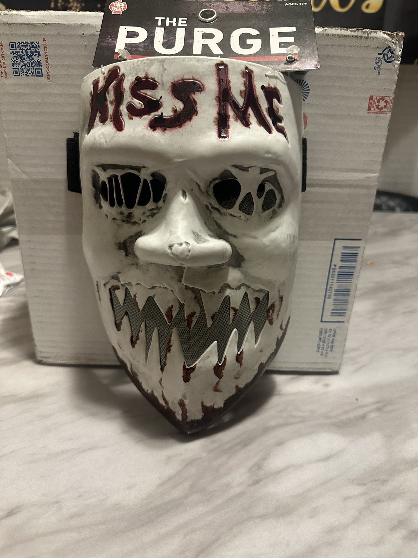 Brand New The Purge Kiss Me Mask With Tags