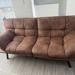 Sofa Bed - Faux Leather 