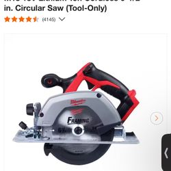Milwaukee M18 18V Lithium-Ion Cordless 6-1/2 in. Circular Saw (Tool-Only)