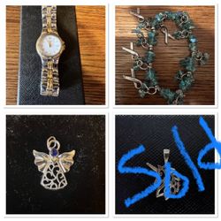 Beautiful Watch,  Ovarian Cancer Awareness Bracelet And Pendants