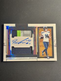 Jaxon Smith-Njigba Panini One Auto Patch RC 22/99
