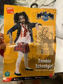 Zombie school girl costume tween girl