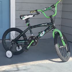18" BMX Bike, For Kids Age 6-9 Years, Green