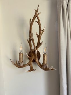 Antler Wall Sconce Light Fixture