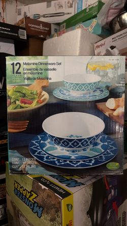 12-piece Melamine Dinnerware set