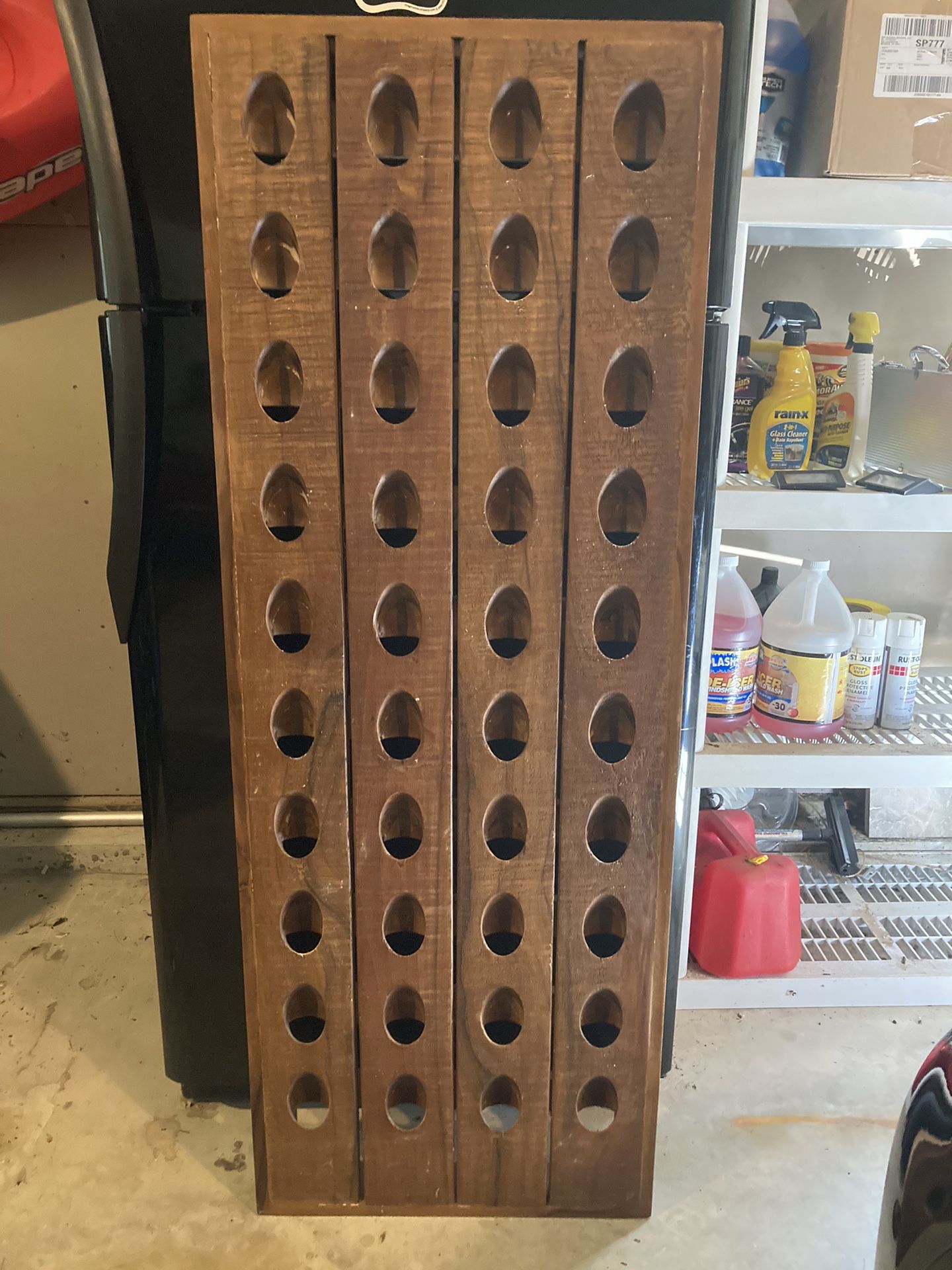 Brown Wooden Succulent Storage Rack