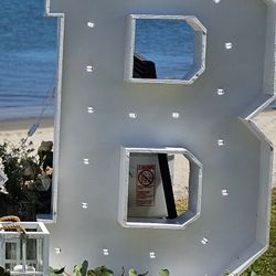 marquee letters wood with leds lights