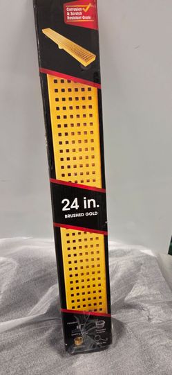 24-Inch Brushed Gold Linear Shower Drain