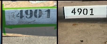 Curb paint address