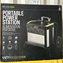 Goal Zero Yeti 3000 Lithium Portable Power Station – Brand New, Unopened