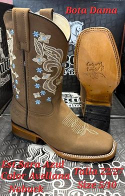 Botas De Piel De México Cómodas Para Mujer 