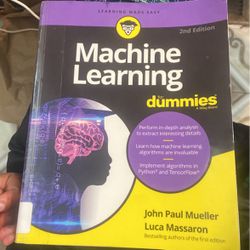 Machine Learning For Dummies By John Paul Mueller