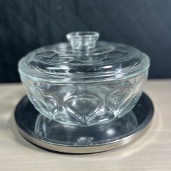 Vintage Pyrex Ovenware Teardrop Covered Casserole Dish w/Plate