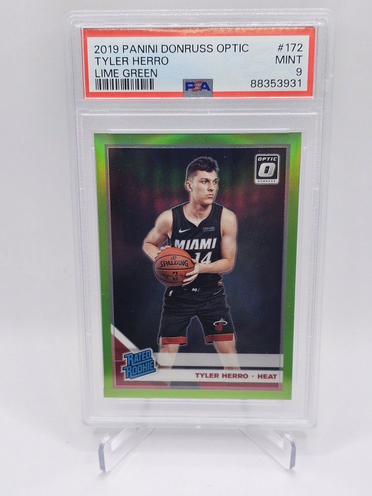 2019 Optic Rated Rookie Tyler Herro/149 PSA 9