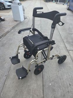 New All Terrain Elenker 2 In 1 Walker Wheelchair Combo. Purple,Red, Green Chmpgne, Blue