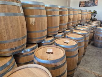 French oak bourbon barrels