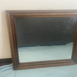 3ft By 30 Inch Mirror Solid Wood 