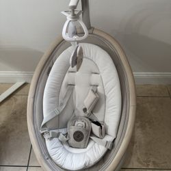 Maxi-Cosi Cassia Baby Swings for Infants: Smart Portable Baby Swing with Music, Lightweight & Foldable Baby Swing, 360 Rotation Infant Swing, Classic 