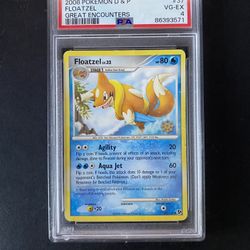 2008 Pokémon D&P Floatzel 37/106 Advent Calander Promo PSA 4