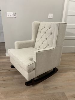 Upholstered Rocking Nursery Chair