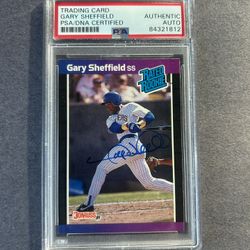 1989 Donruss #31 Gary Sheffield Rated Rookie RC signed. Negotiable 