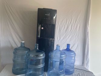 Complete Primo Bottom-Loading Water Dispenser Setup + 4 Jugs & Water Card