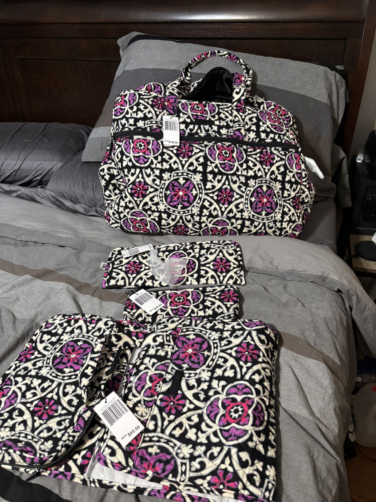 NWT Vera Bradley XL Travel Bag Lot