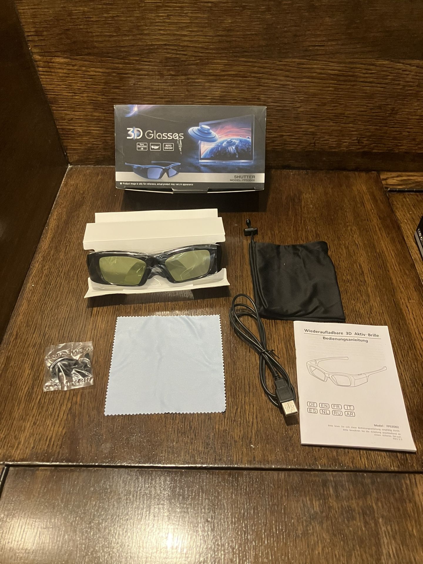 3D Glasses - Never Worn, Excellent Condition