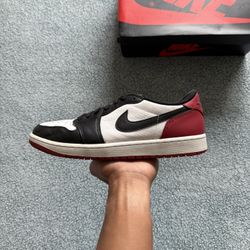 Jordan 1 Low Black Toe