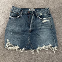 Agolde Size 25 mini skirt 